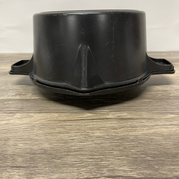 Pampered Chef Black Micro Cooker Large Microwave Steamer Strainer 2 Quart 2778 - Picture 8 of 16